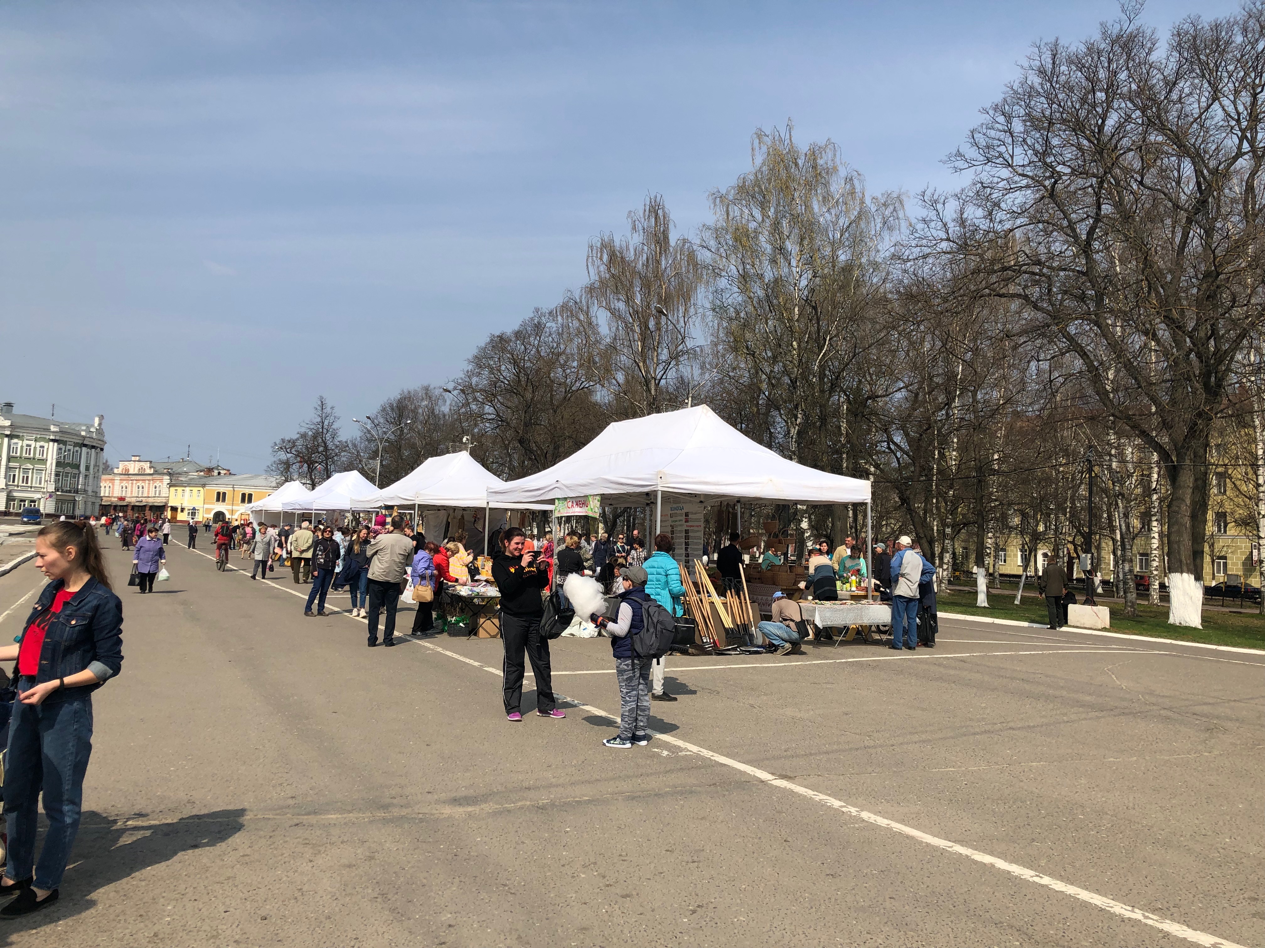 Ярмарка "Дачный сезон" прошла в минувшие выходные в Вологде